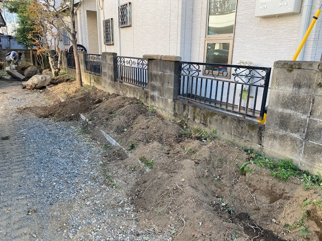 熊谷市で外構工事をしました。